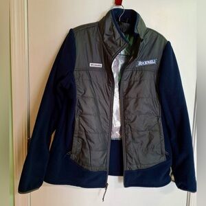 Women’s Slim Fit XL Bucknell Omni-Heat Fleece Puffer Columbia Jacket. New!!